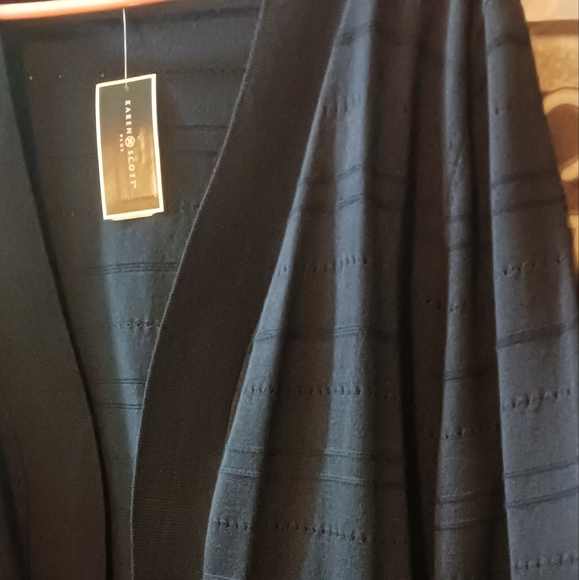 Karen Scott 3x New Jersey Cardigan - Picture 4 of 7